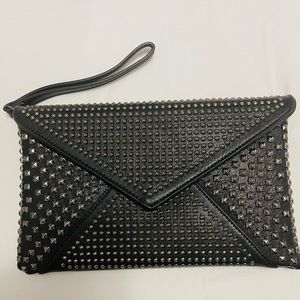 Brand New Studded Clutch/Purse in Black